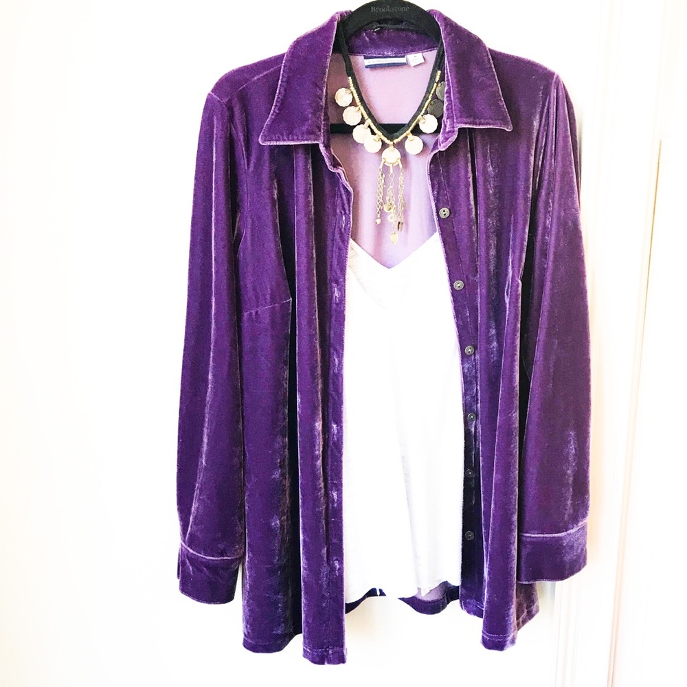 Vintage Velvet Top